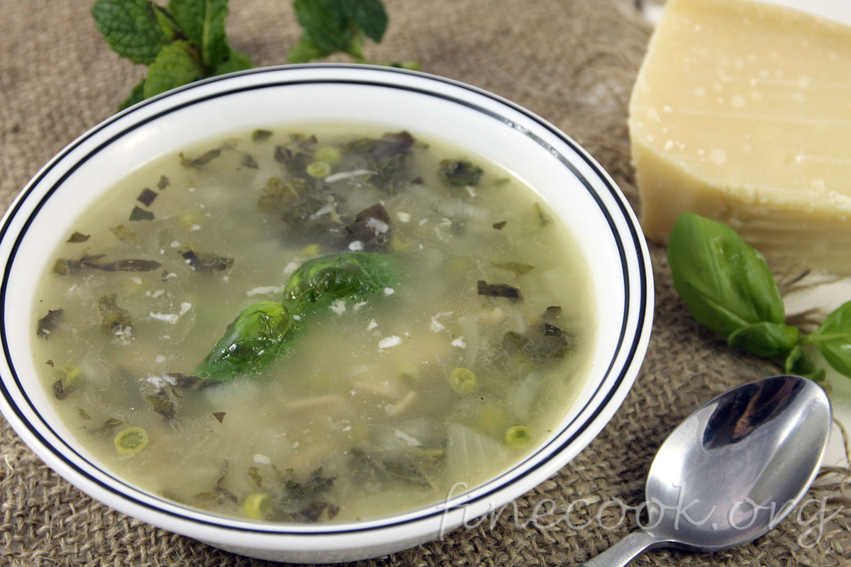 Рисовый суп с горохом