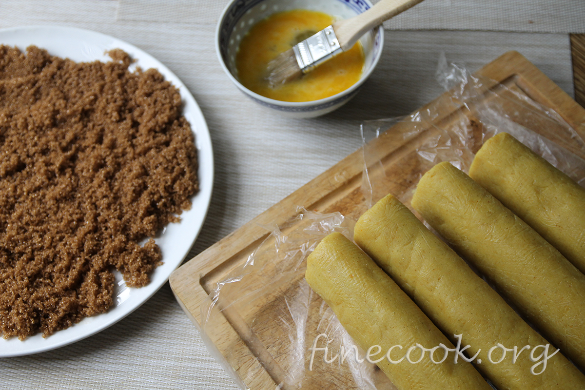 Сахарное печенье с карри и имбирём